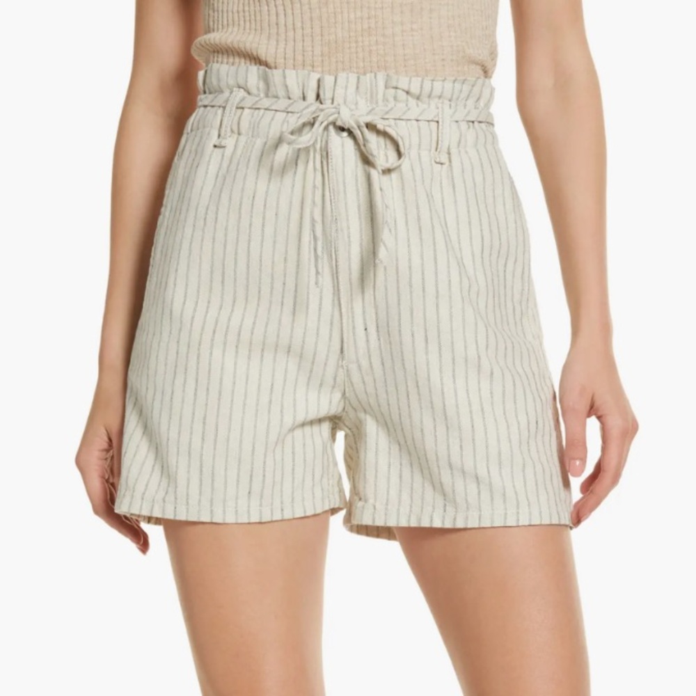 Rag & Bone | Stripe Paperbag Shorts Size 28